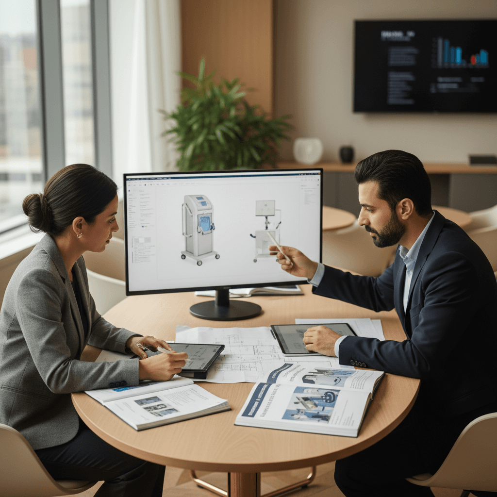 Medical equipment consultation and planning