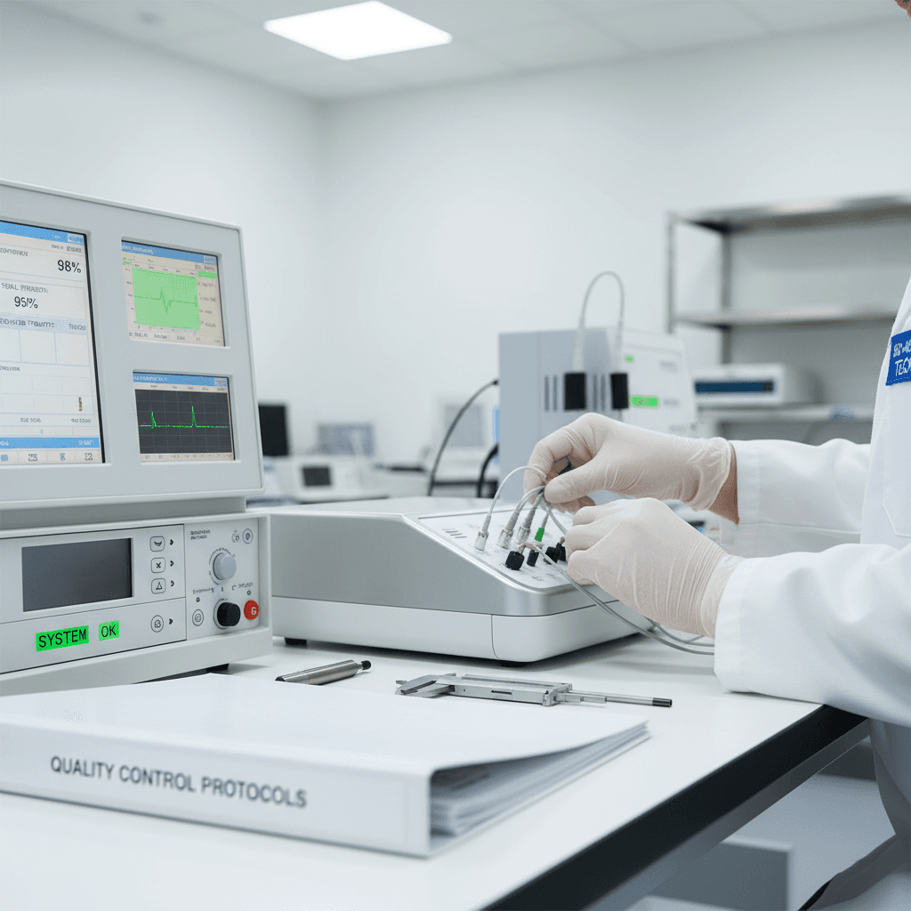 Medical equipment quality testing and inspection