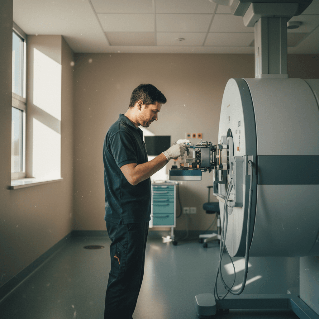 Professional medical equipment installation