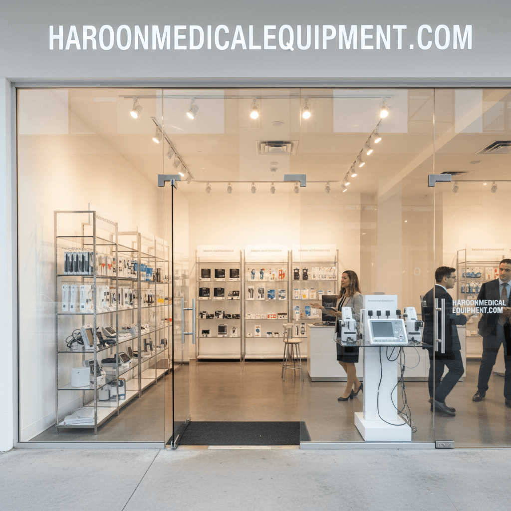 Haroonmedicalequipment.com facility showcasing available equipment